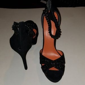 Via Spiga High Heel Platform Pump Black